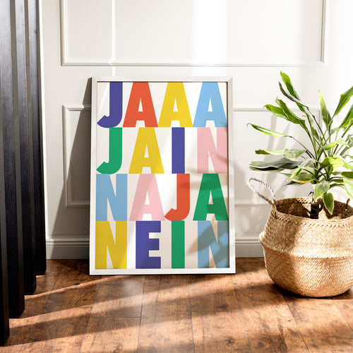 Poster - JAAA JAIN NAJA NEIN