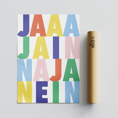 Poster - JAAA JAIN NAJA NEIN