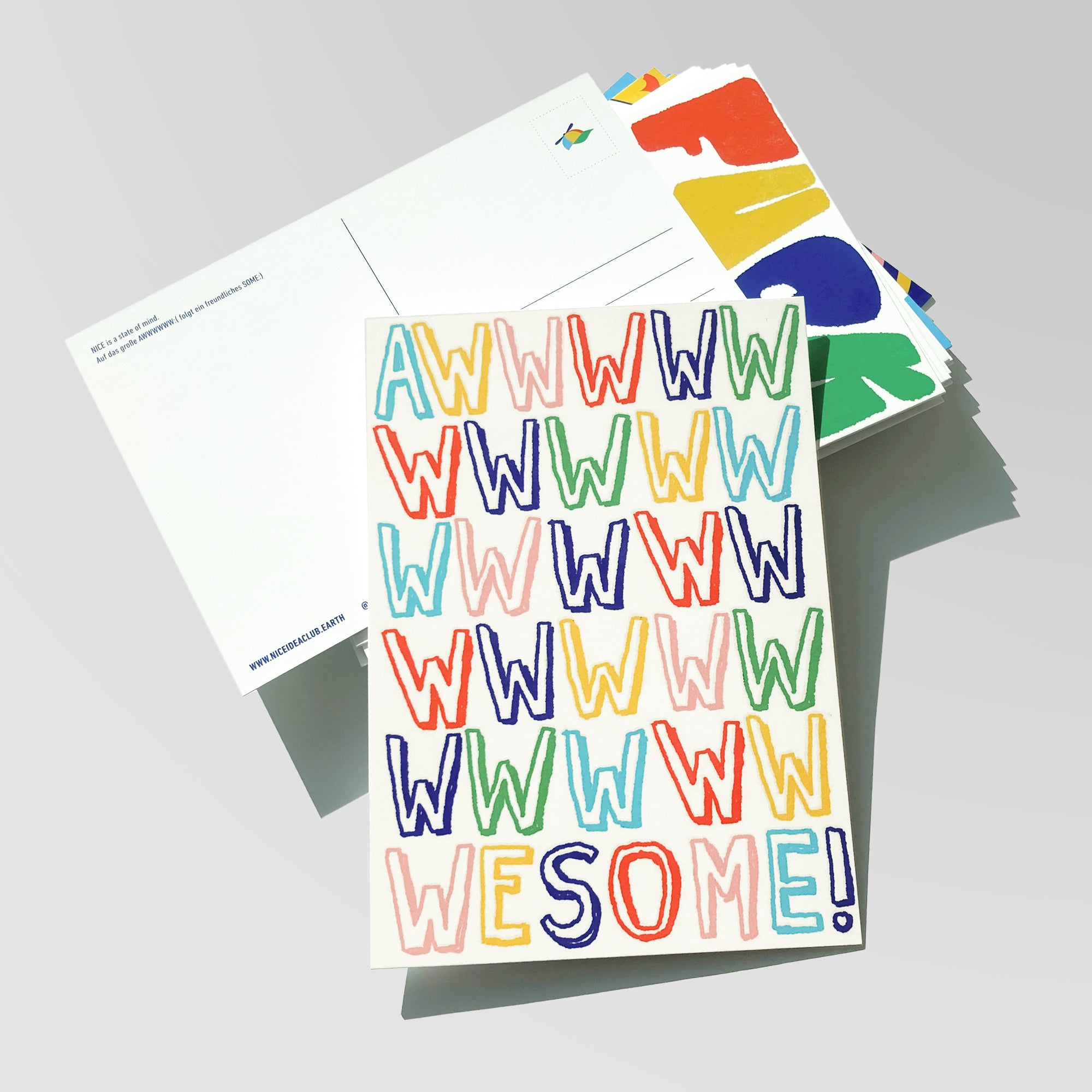 Postkarte - AWWWWWSOME
