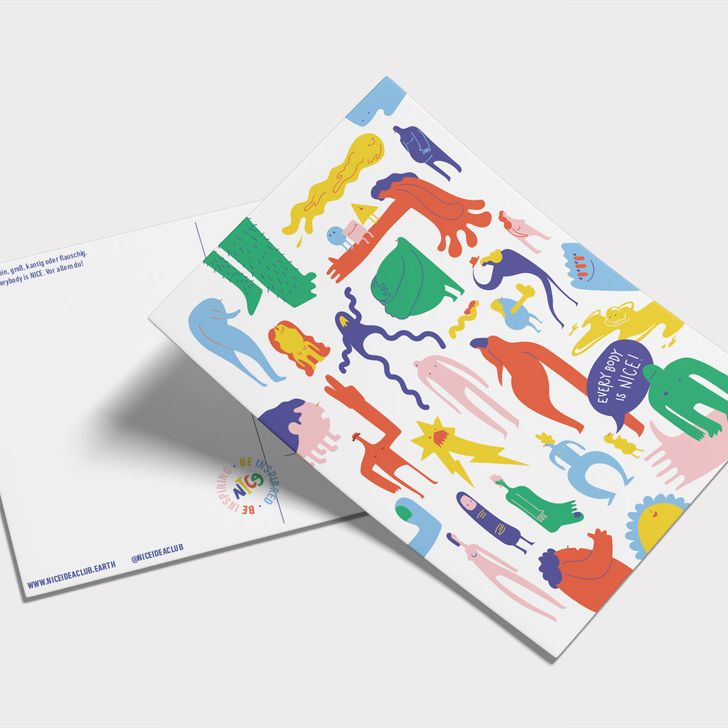Postkarte - Everybody is Nice