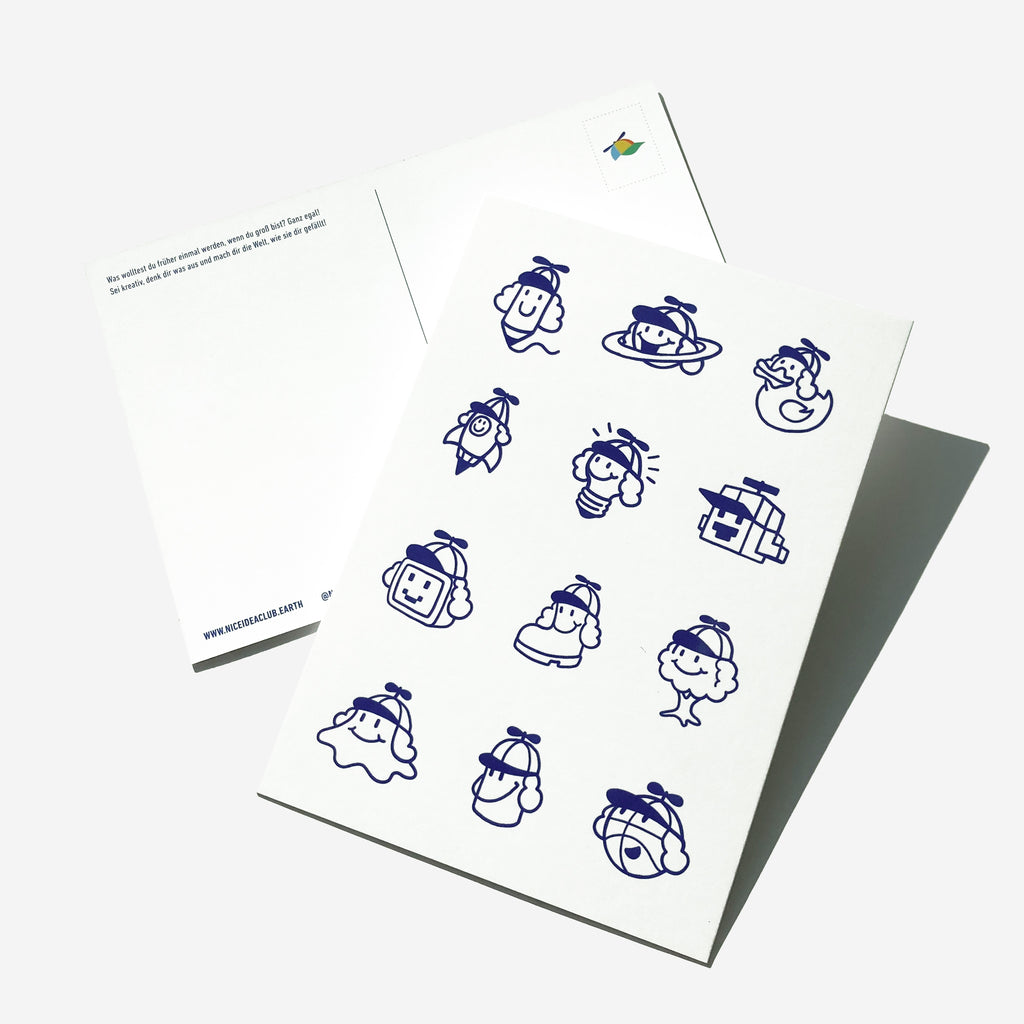 Postkarte - The Many Faces of the Gilgius