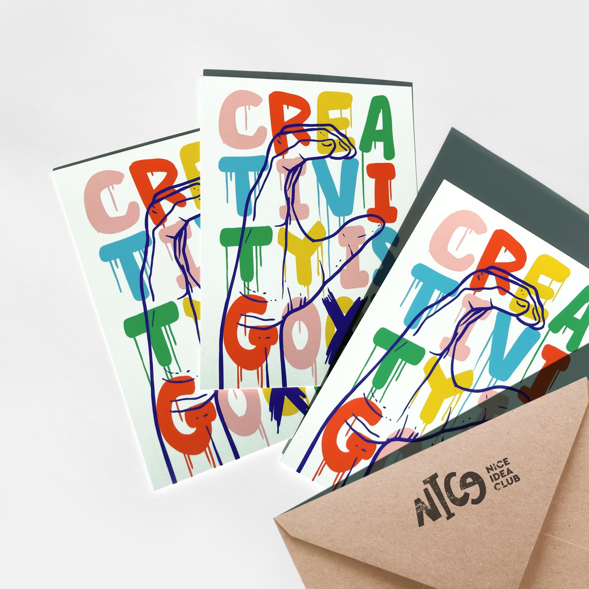 Postkarte - Creativity is God