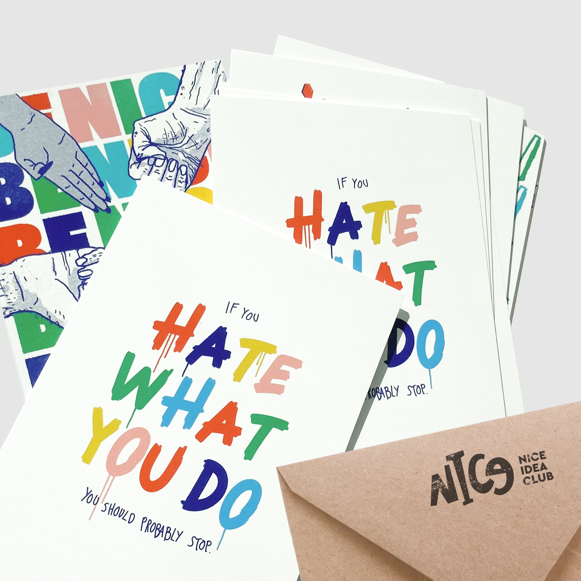 Postkarte - Hate what You Do