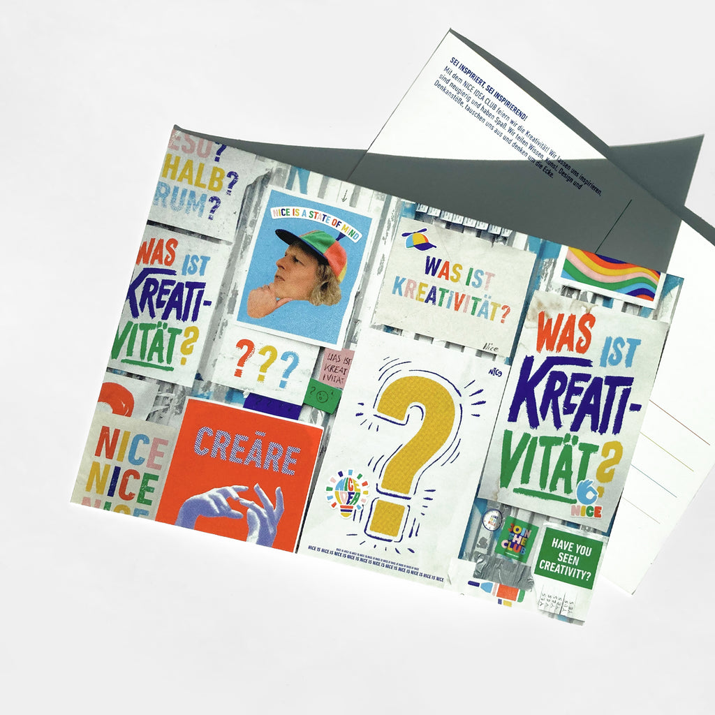 Postkarte - Was ist Kreativität?