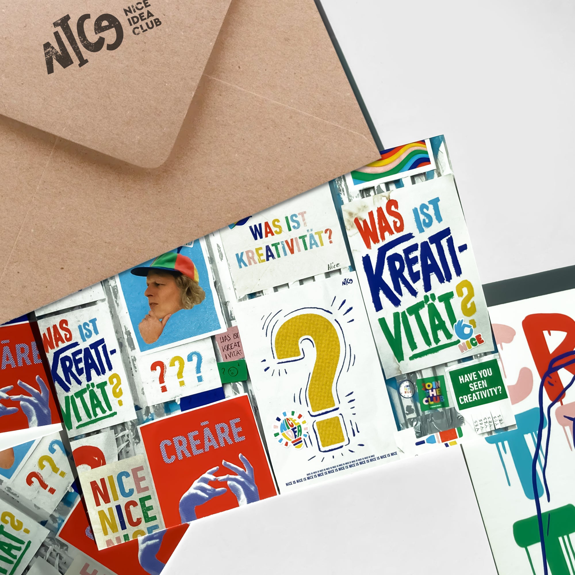 Postkarte - Was ist Kreativität?