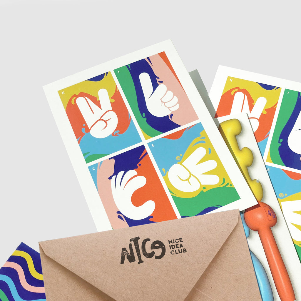 Postkarte - Gang Signs