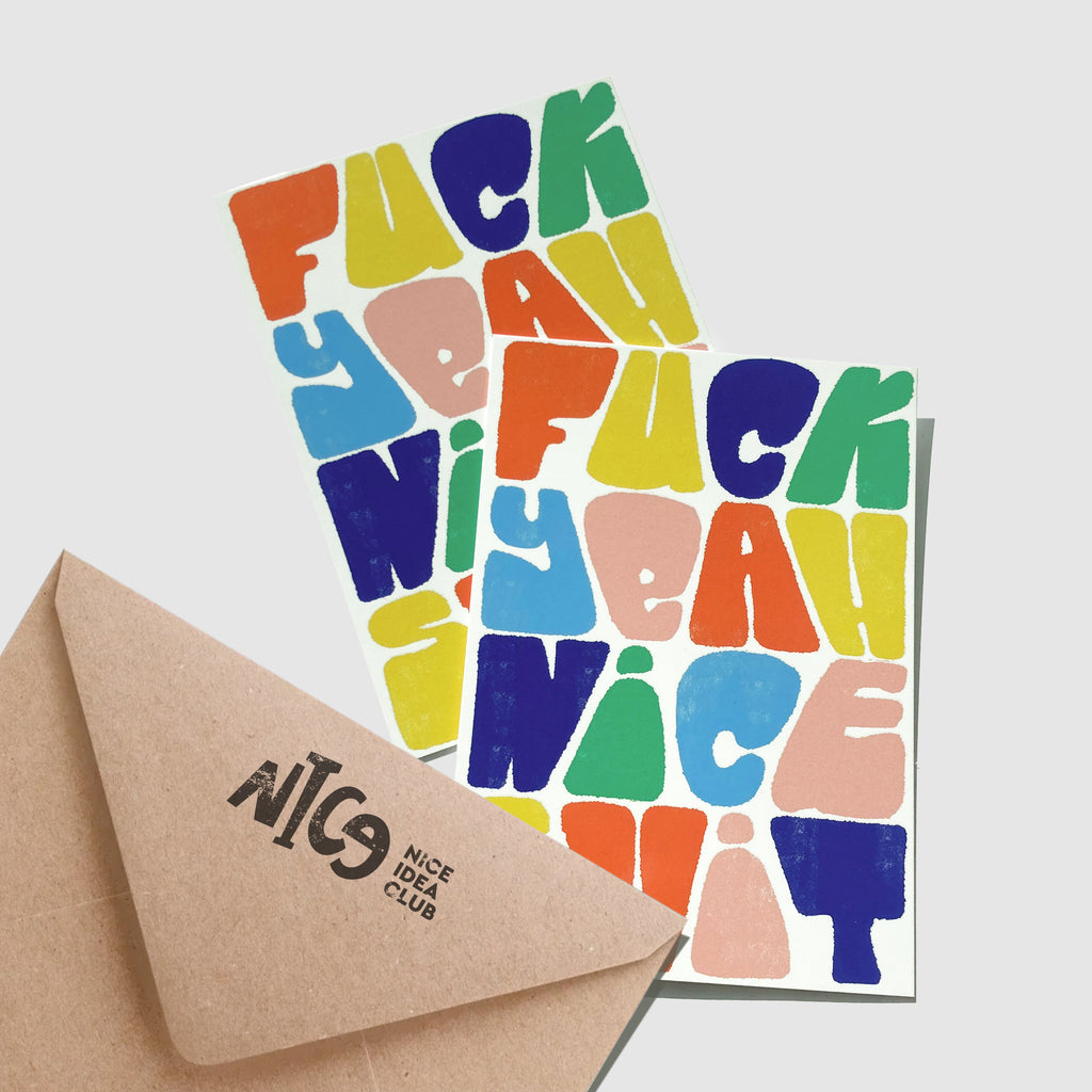 Postkarte - NICE SHIT!