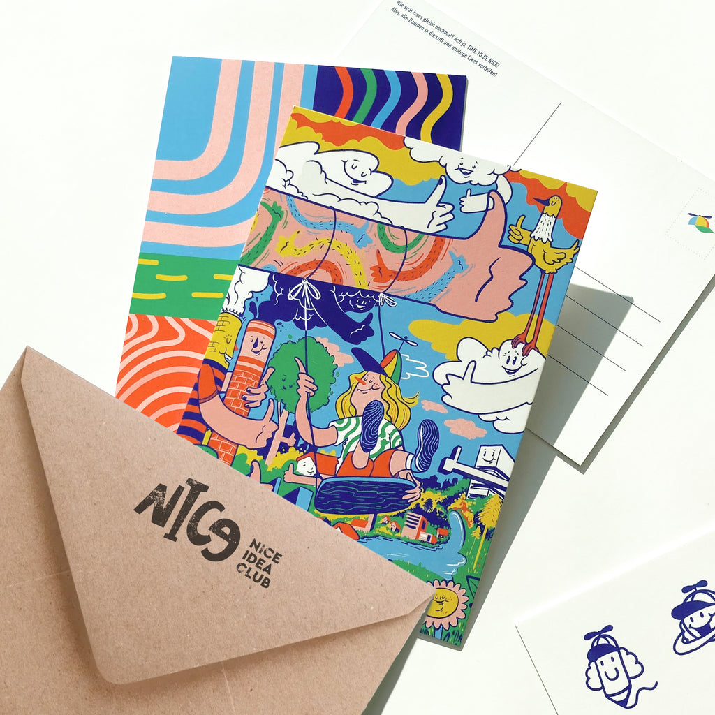 Postkarte - Thumbs Up