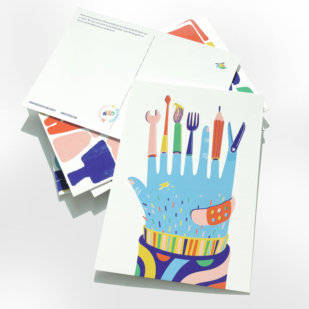 Postkarte - Tool Hand