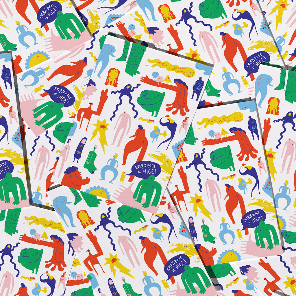 Postkarte - Everybody is Nice