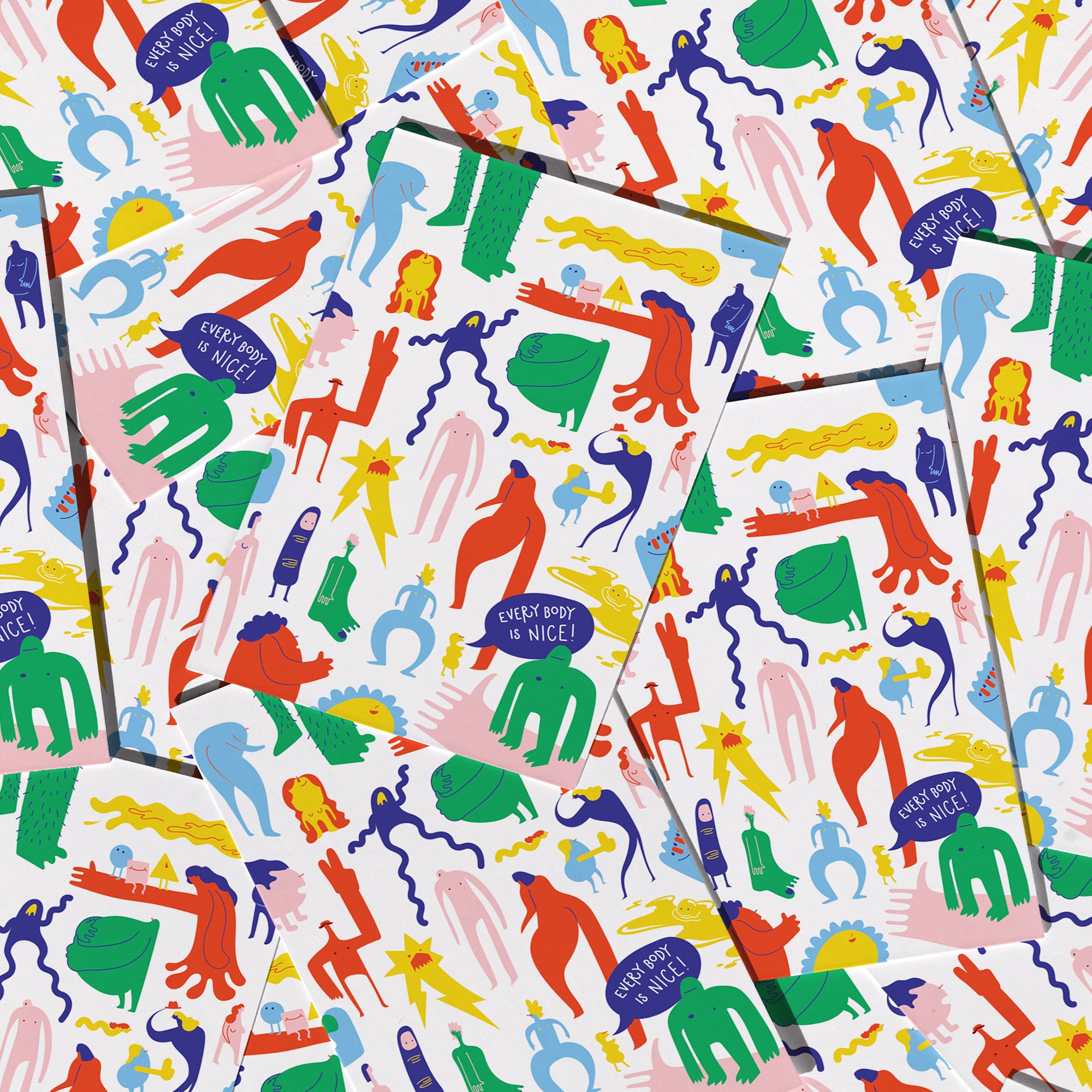 Postkarte - Everybody is Nice