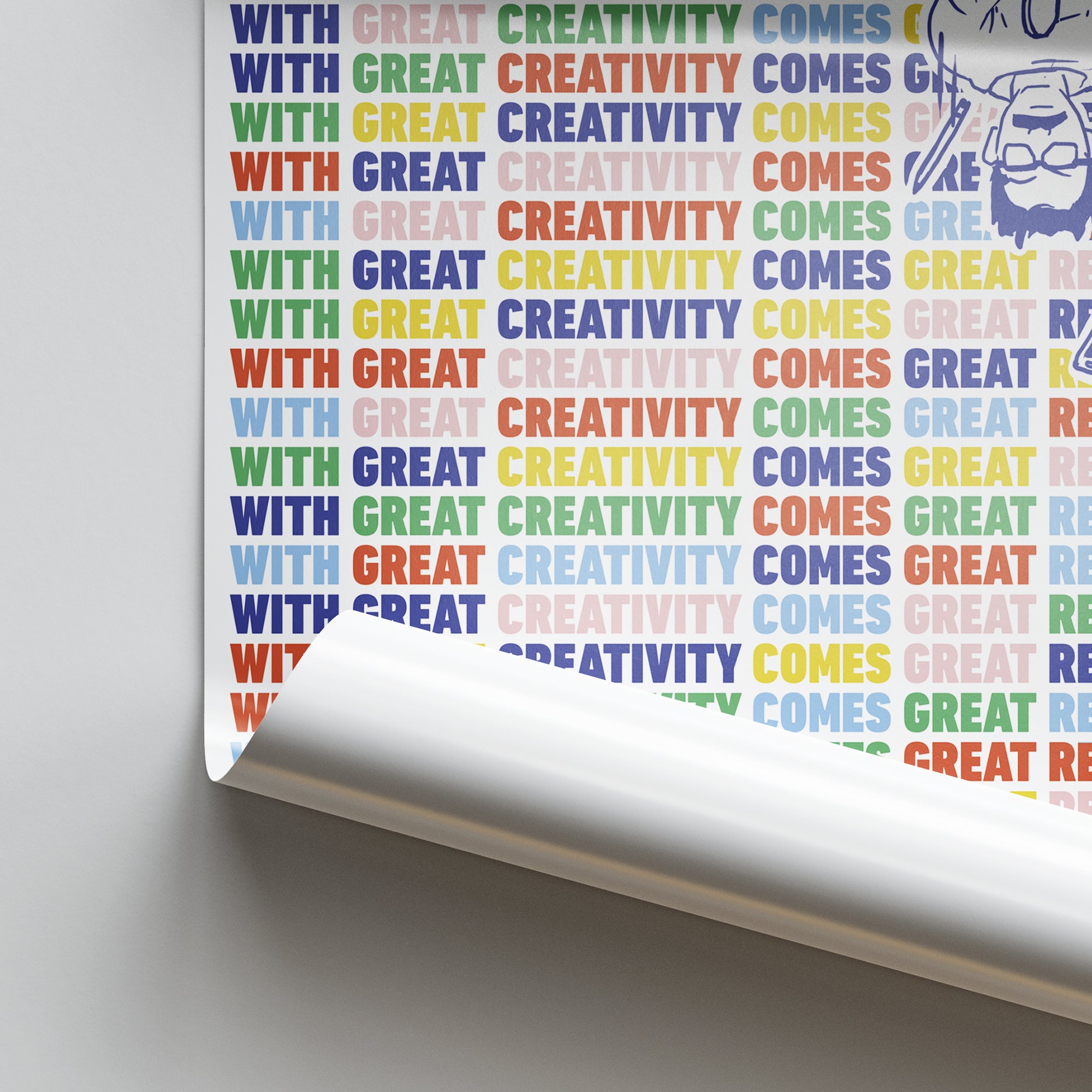 Poster - With Great Creativity Comes Great Responsibility