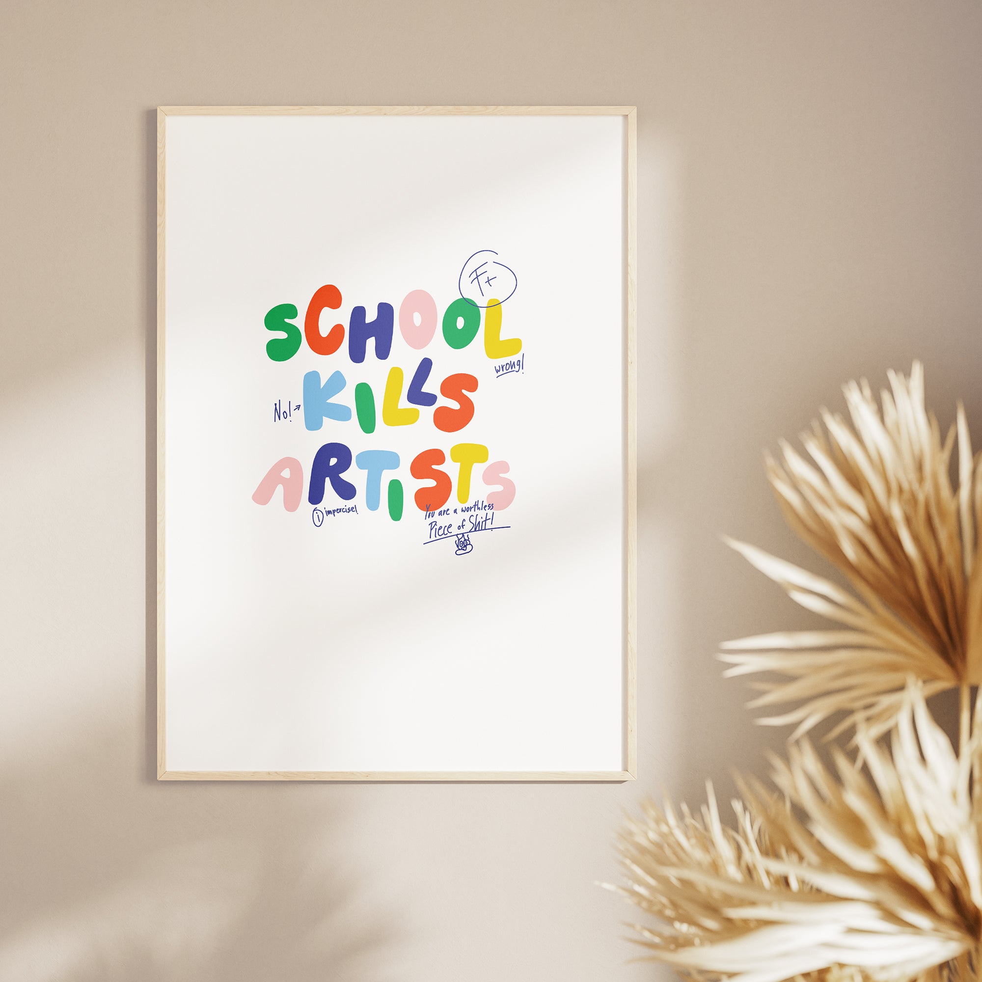 Poster - School Kills Artists