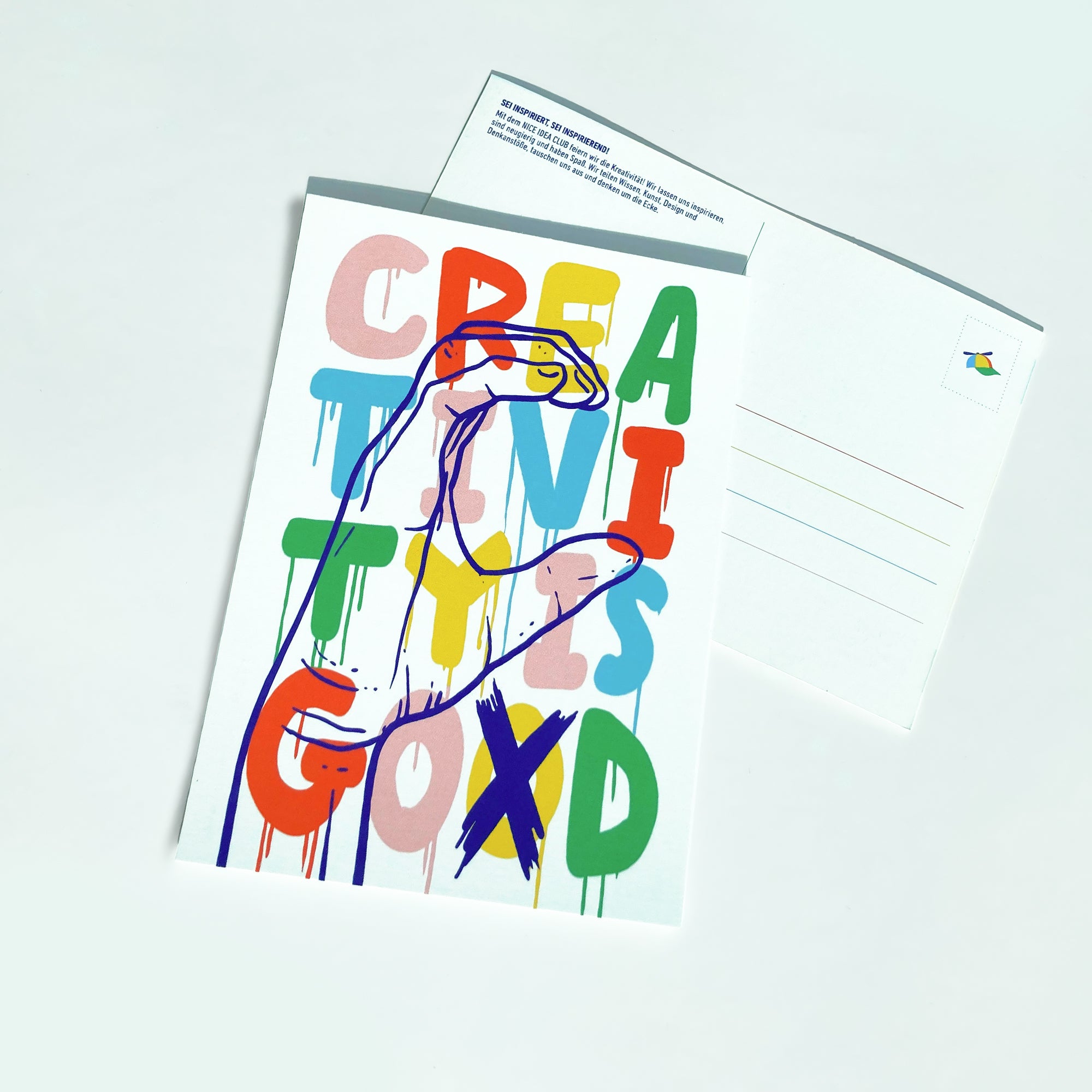 Postkarte - Creativity is God