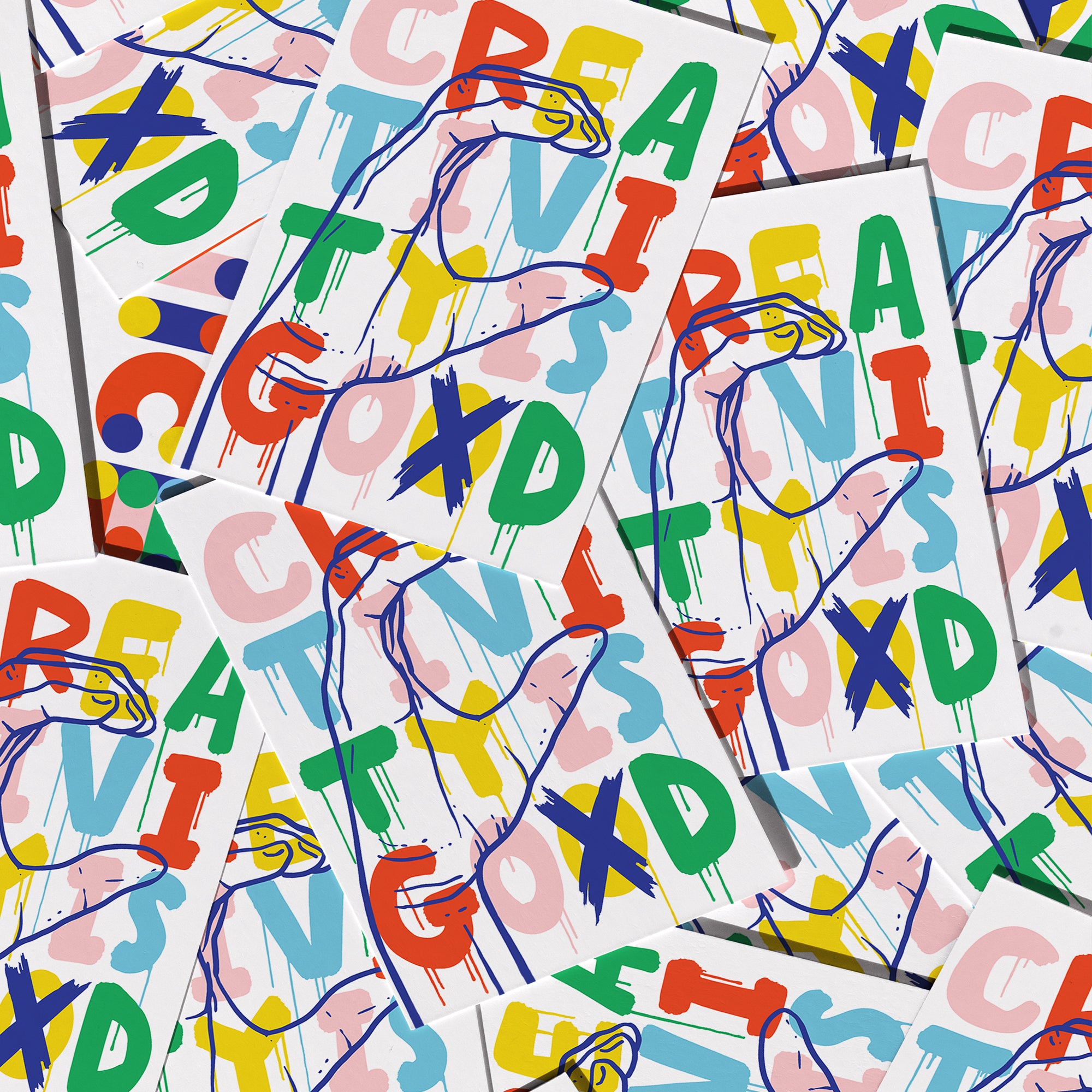 Postkarte - Creativity is God