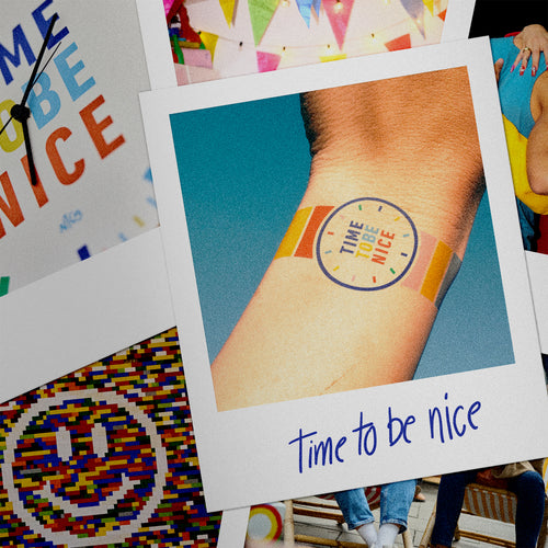 Klebe-Tattoo - Time to be nice